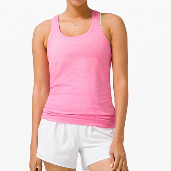 Lululemon Rare Dark Prism Pink Swiftly Tank 2.0 WAIST LENGTH - Picture 2 of 6